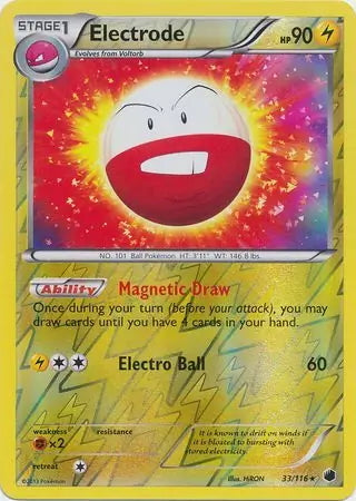 Plasma Freeze Electrode #33/116 reverse holo