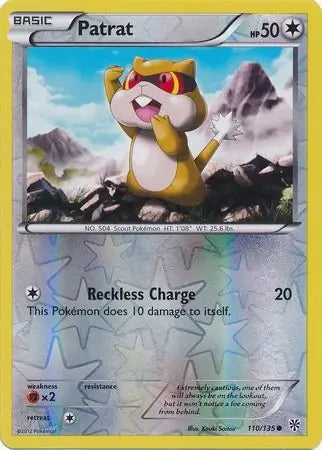 Plasma Storm Patrat #110/135 reverse holo