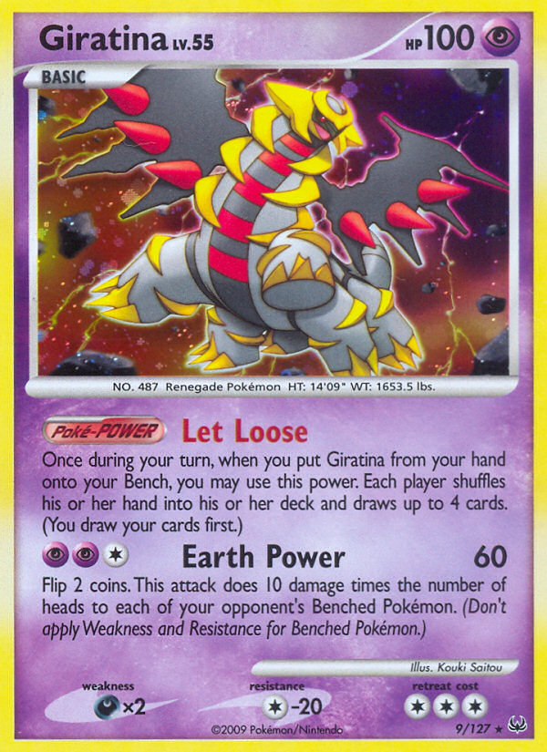 Platinum Holo Giratina #9/127