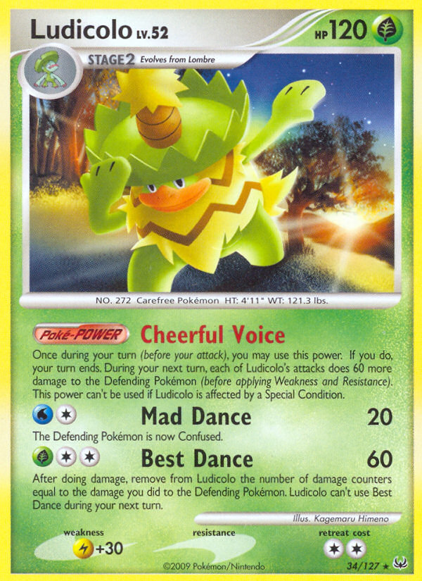 Platinum Ludicolo #34/127