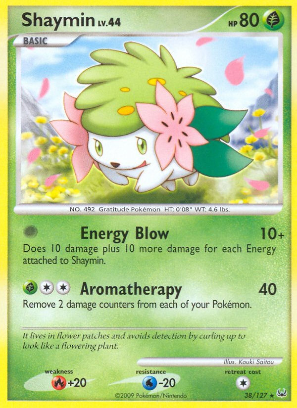 Platinum Non - Holo Shaymin #38/127