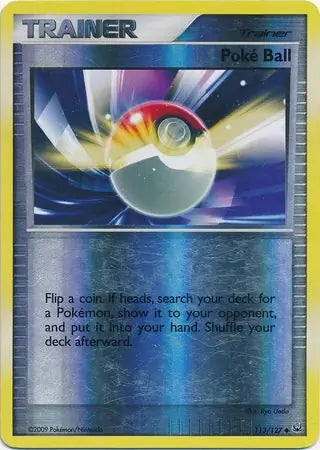 Platinum Poke Ball #113/127 reverse holo