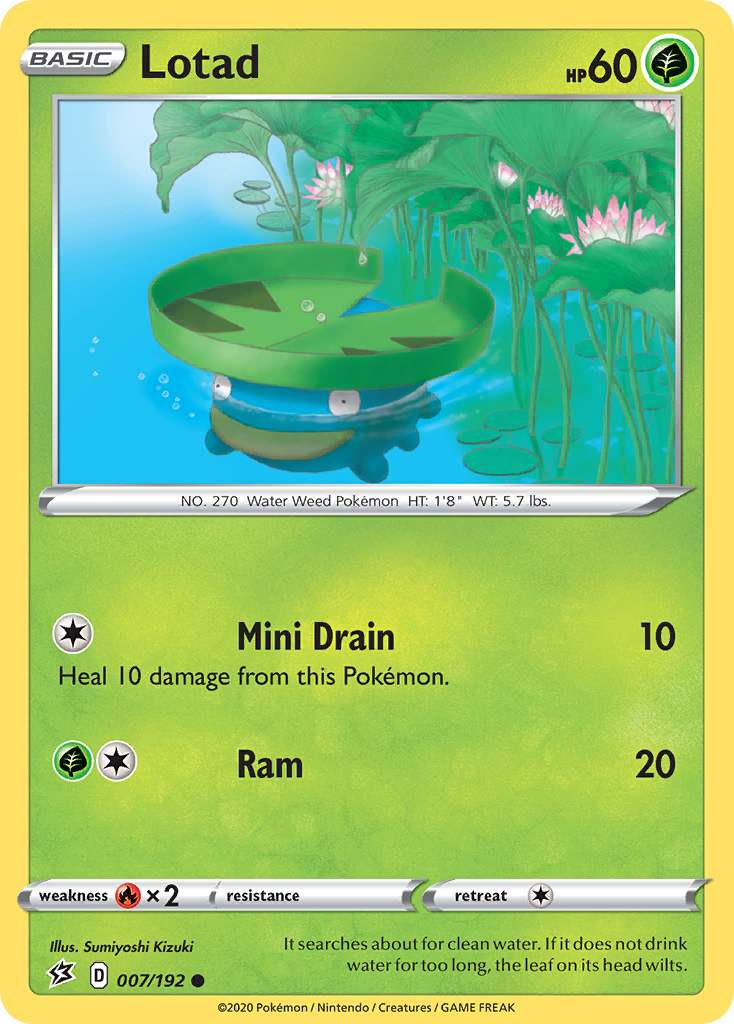 Rebel Clash Lotad #7/192