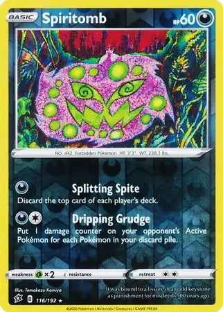 Rebel Clash Spiritomb #116/192 reverse holo