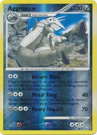 Rising Rivals Aggron #14/111 reverse holo