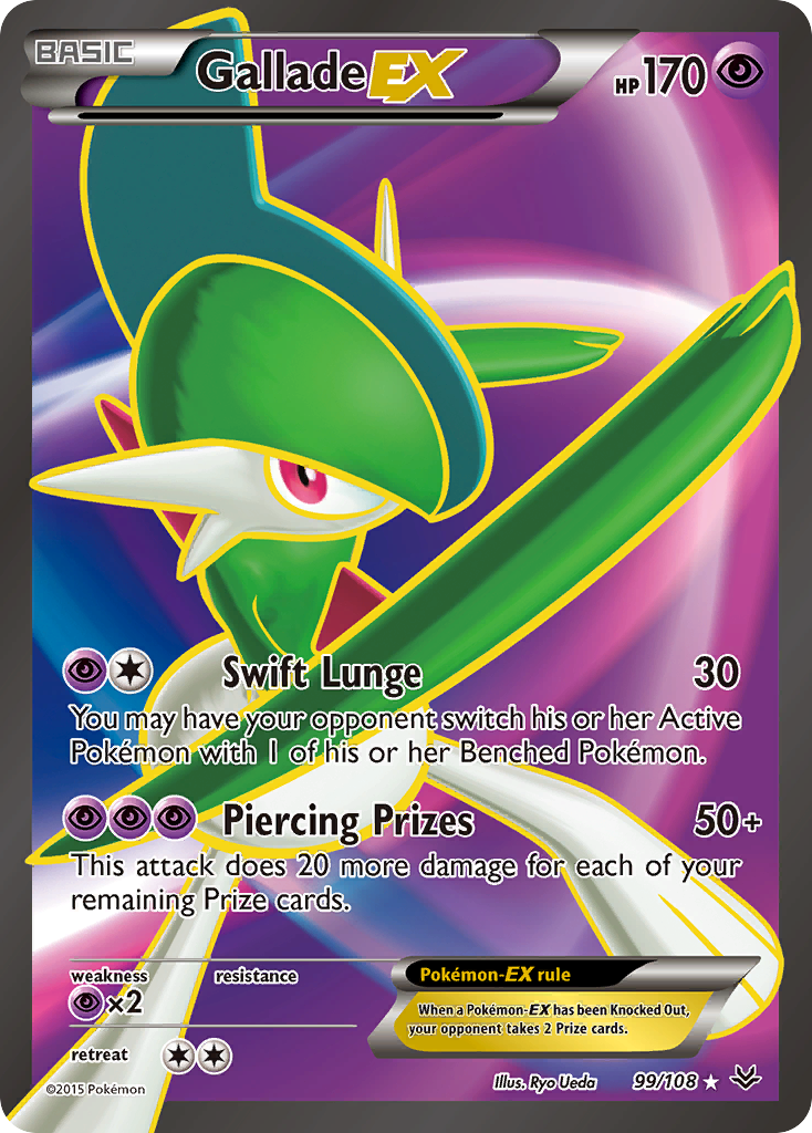 Roaring Skies Holo Gallade EX #99/108