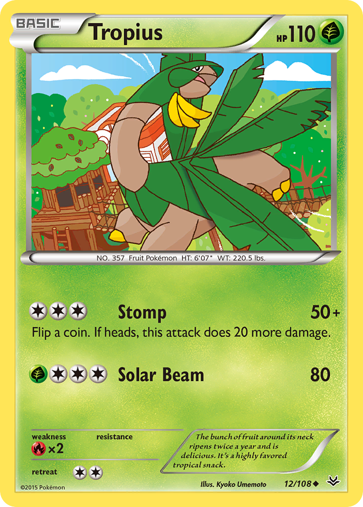 Roaring Skies Tropius #12/108