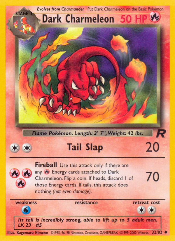 Rocket set Dark Charmeleon #32/82 unlimited