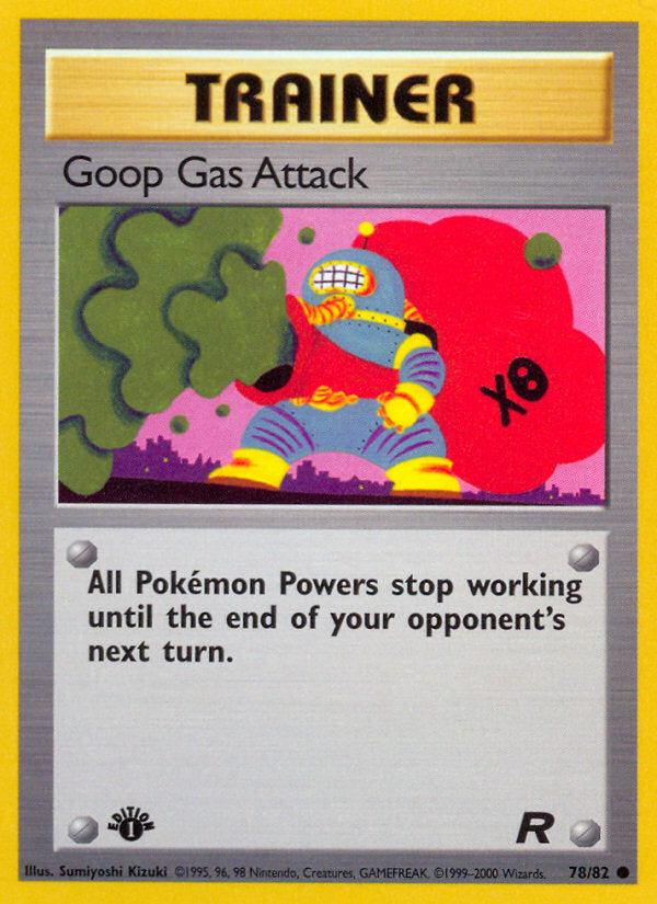 Rocket set Goop Gas Attack #78/82 first edition