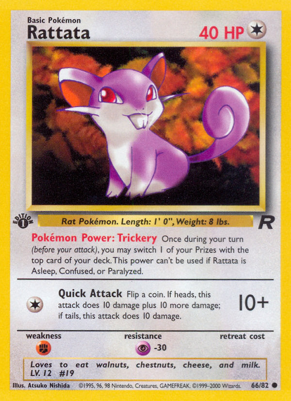 Rocket set Ratatta #66/82 first edition
