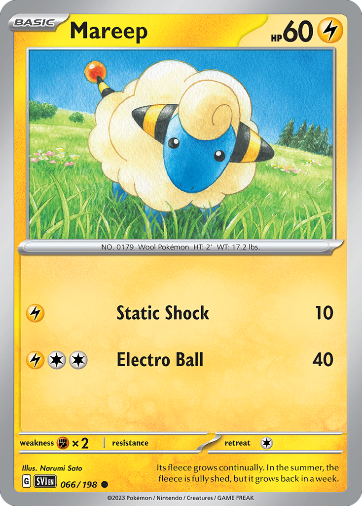 Scarlet & Violet Mareep #66/198