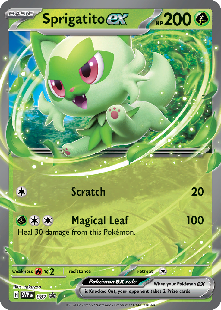 Scarlet & Violet Promo Sprigatito ex #87