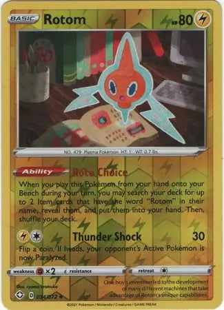 Shining Fates Rotom #34/72 reverse holo