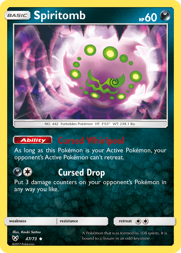 Shining Legends Spiritomb #47/73