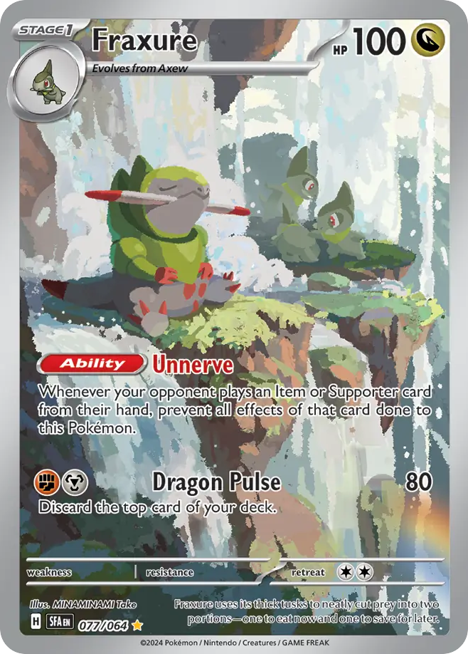 Shrouded Fable Fraxure #77/64