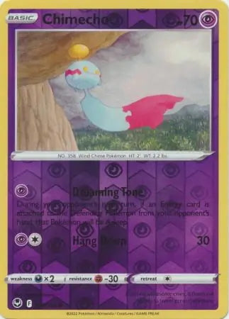 Silver Tempest Chimecho #74/195 reverse holo
