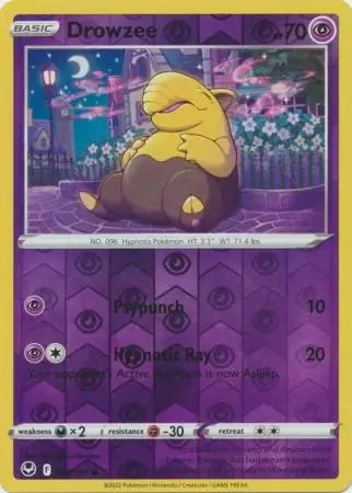 Silver Tempest Drowzee #60/195 reverse holo