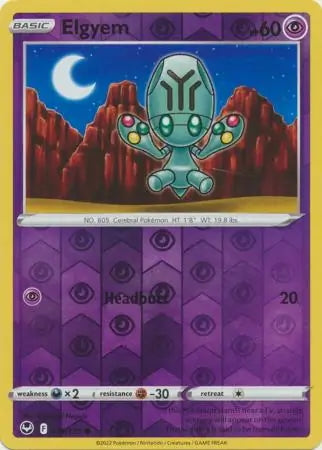 Silver Tempest Elgyem #79/195 reverse holo