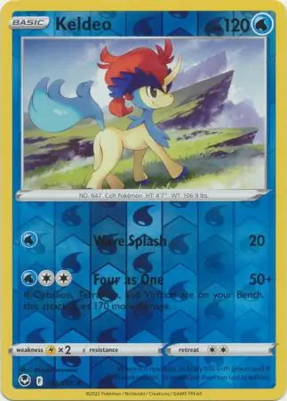 Silver Tempest Keldeo #46/195 reverse holo