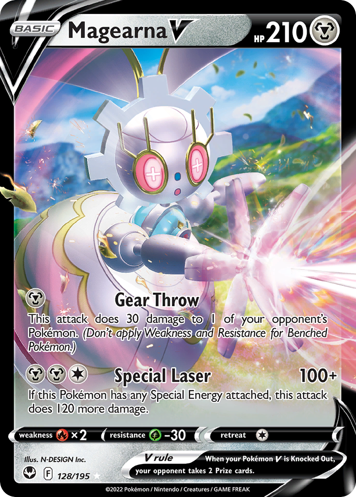 Silver Tempest Magearna V #128/195
