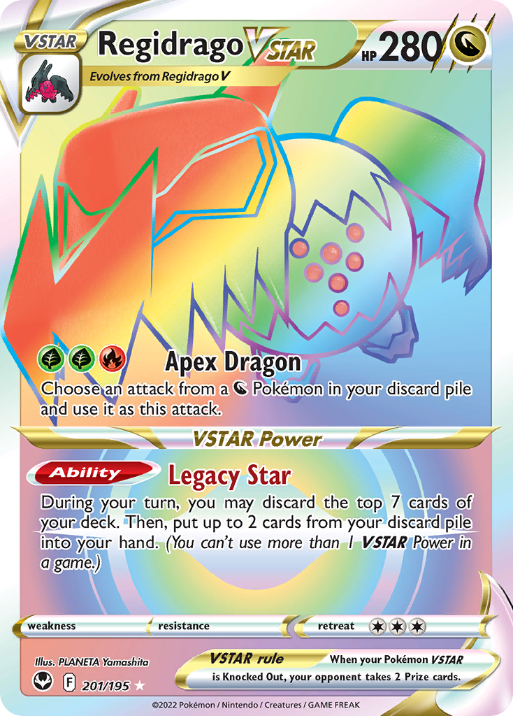 Silver Tempest Regidrago VSTAR #201/195