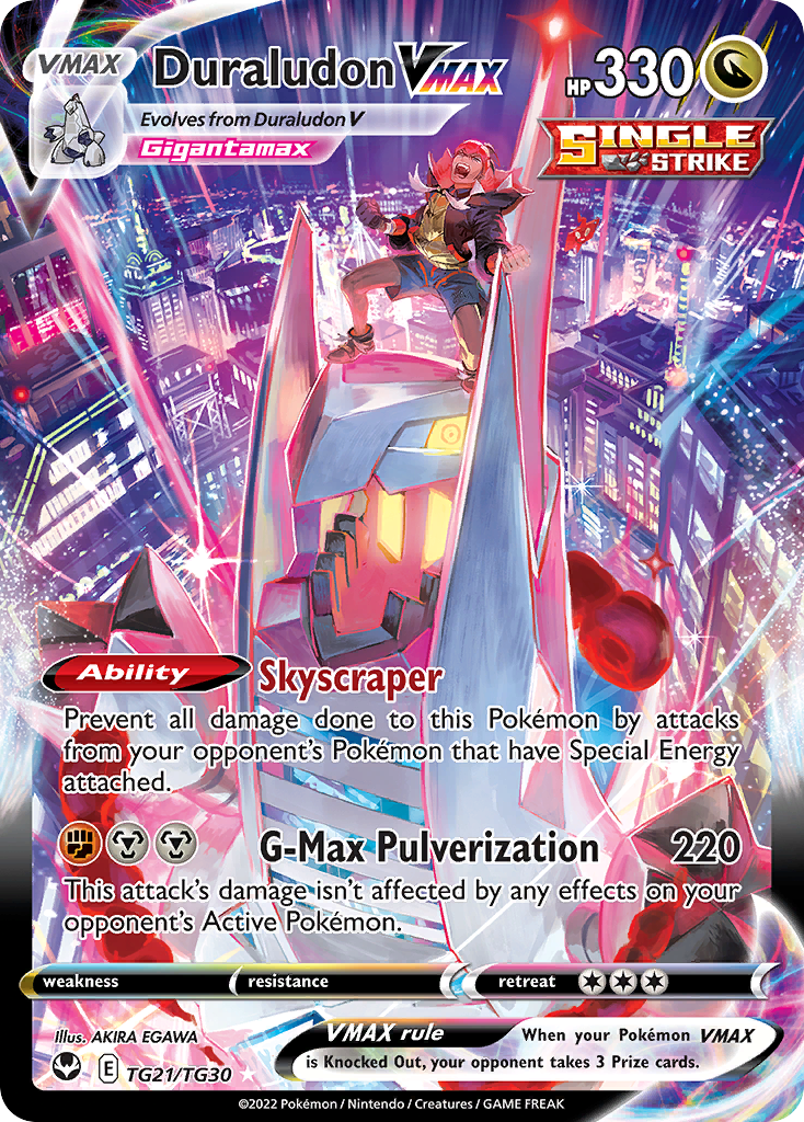 Silver Tempest Trainer Gallery Duraludon VMAX #TG21/30