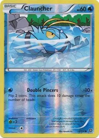 Steam Siege Clauncher #33/114 reverse holo
