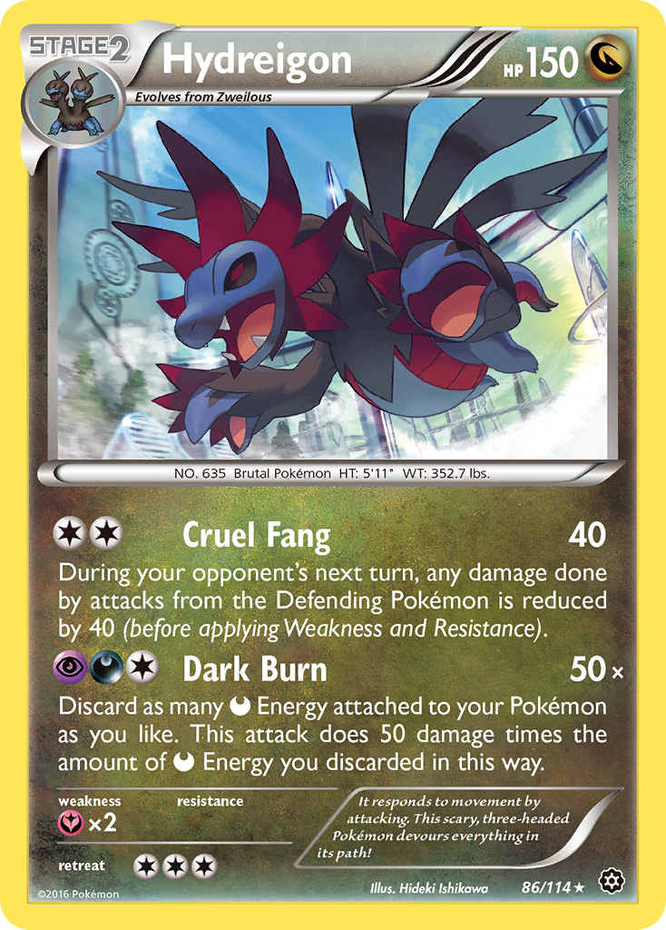 Steam Siege Holo Hydreigon #86/114