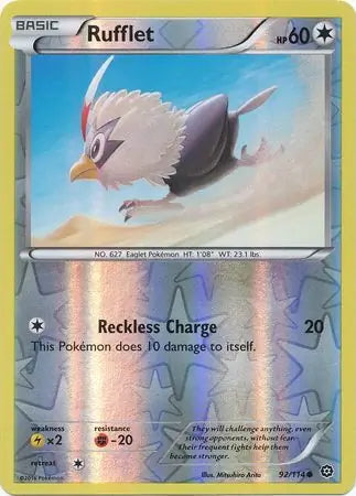 Steam Siege Rufflet #92/114 reverse holo