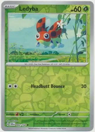 Stellar Crown Ledyba #2/142 reverse holo