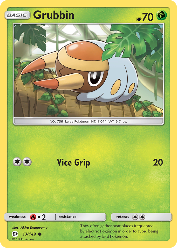 Sun & Moon Grubbin #13/149