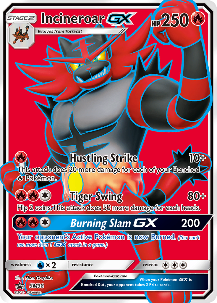 Sun & Moon Promo Incineroar GX #38