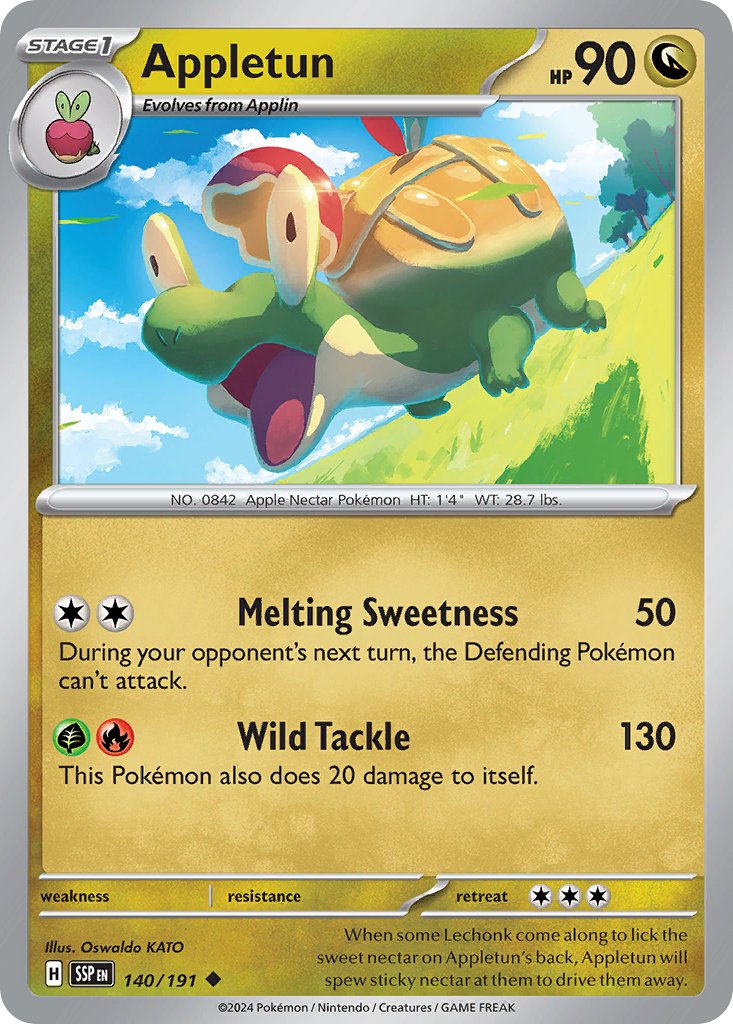 Surging Sparks Appletun #140/191