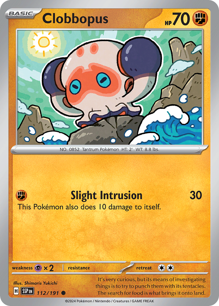 Surging Sparks Clobbopus #112/191