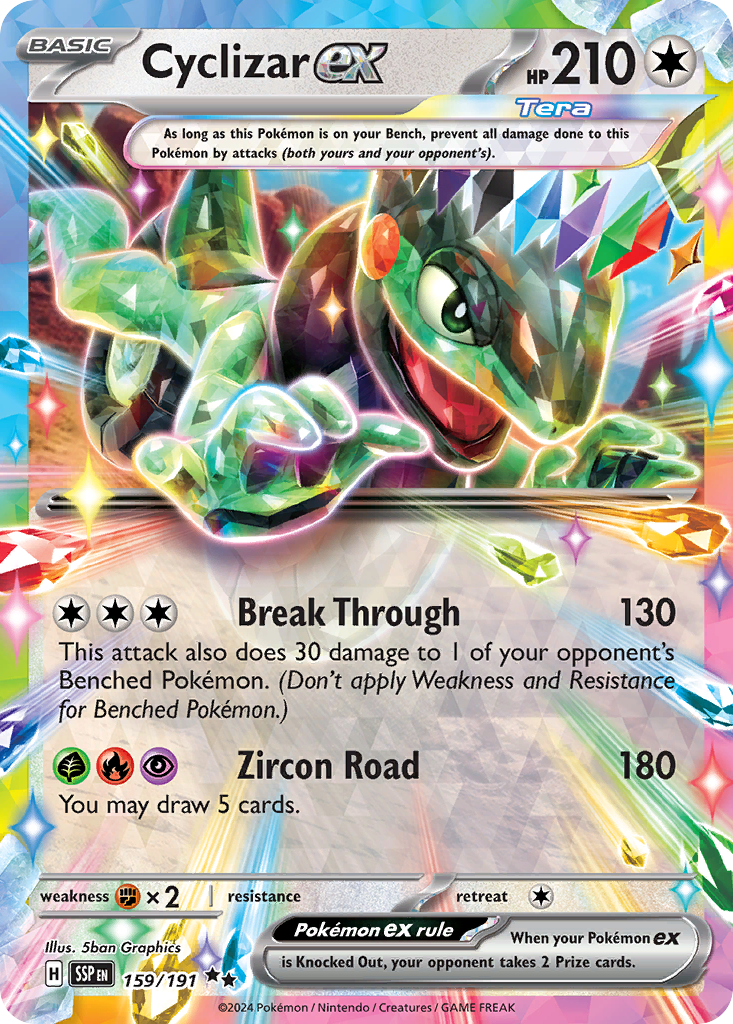 Surging Sparks Cyclizar ex #159/191