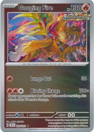 Surging Sparks Gouging Fire #38/191 reverse holo