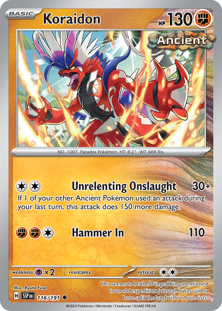 Surging Sparks Koraidon #116/191