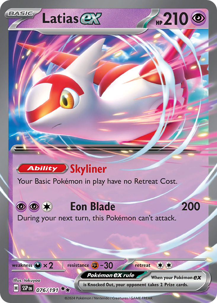 Surging Sparks Latias ex #76/191