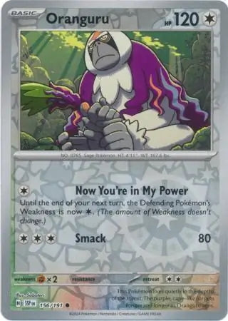 Surging Sparks Oranguru #156/191 reverse holo