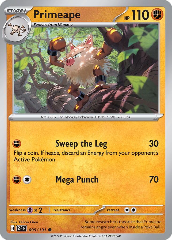 Surging Sparks Primeape #99/191