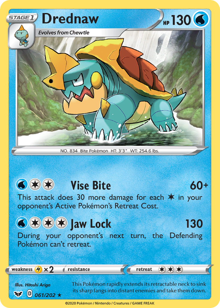Sword & Shield Drednaw #61/202