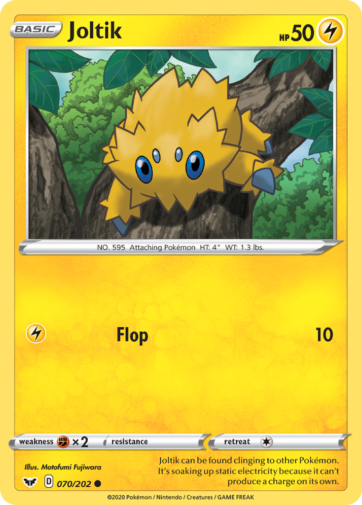 Sword & Shield Joltik #70/202
