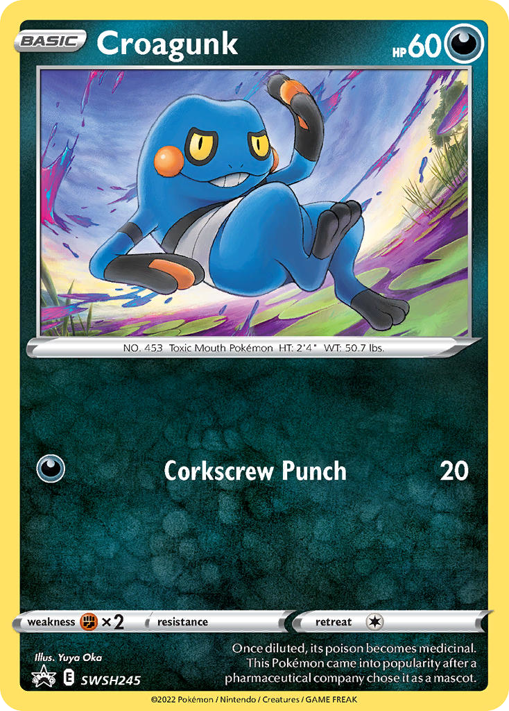 Sword & Shield Promo’s Croagunk #245