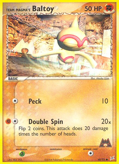 Team Magma v Aqua Team Magma's Baltoy #60/95