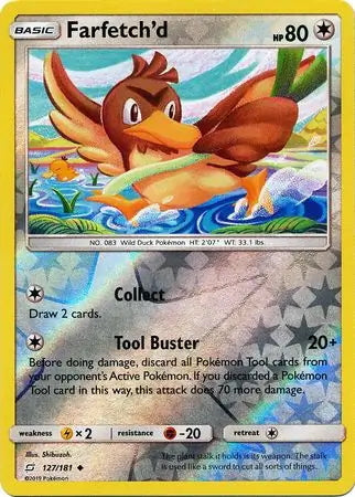 Team Up Farfetch’d #127/181 reverse holo