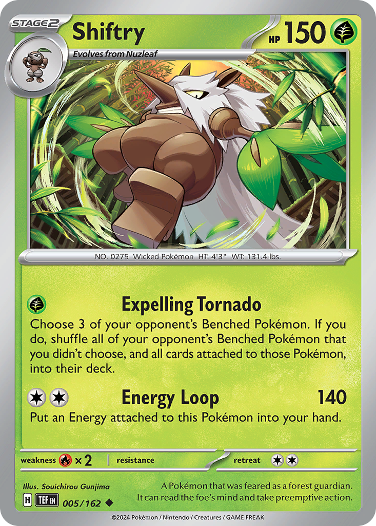Temporal Forces Shiftry #5/162