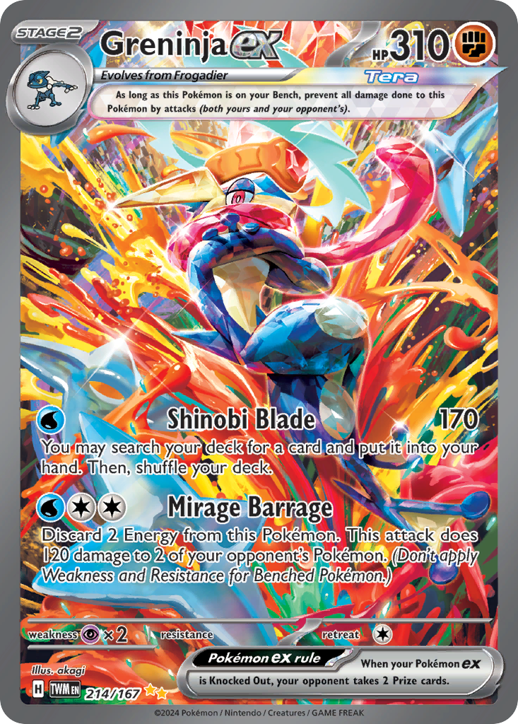 Twilight Masquerade Greninja ex #214/167