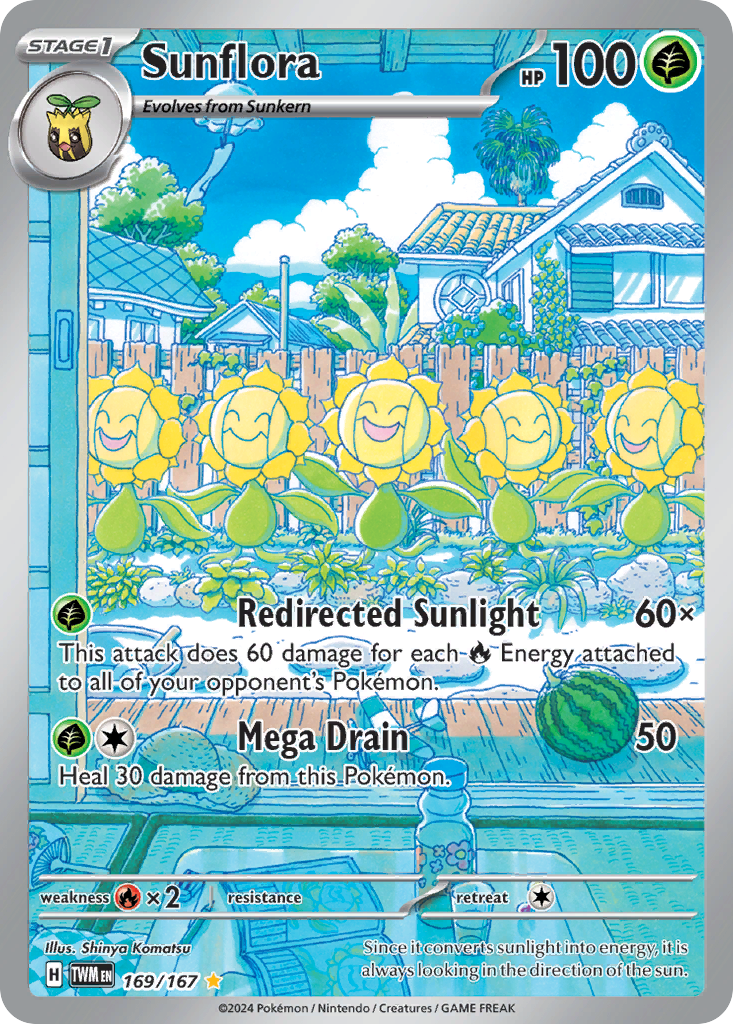 Twilight Masquerade Sunflora #169/167
