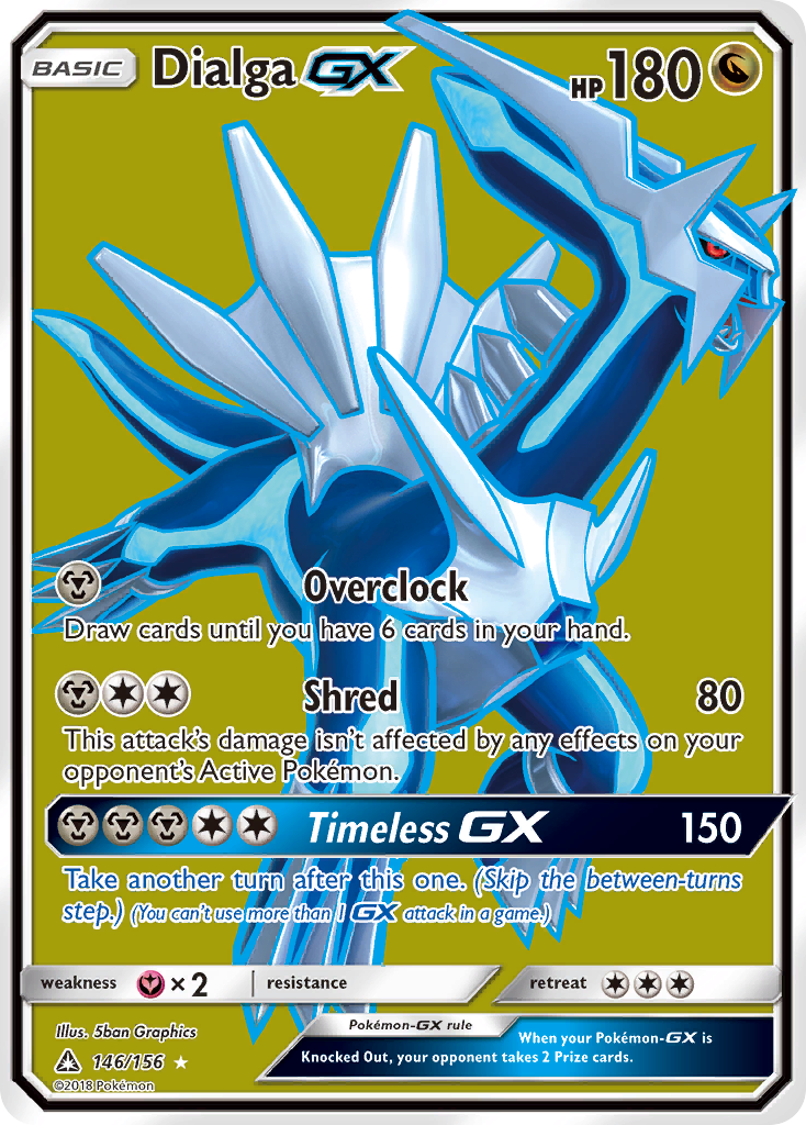 Ultra Prism Dialga GX #146/156