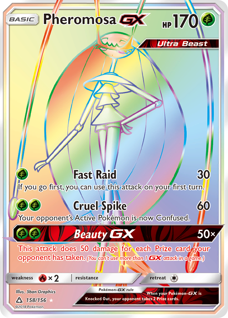 Ultra Prism Pheromosa GX #158/156